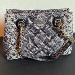 NWT Kate Spade Gold Coast Maryanne Quilted Bag in snake print